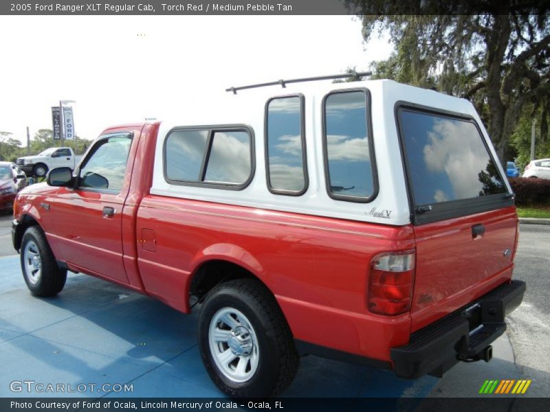 Torch Red / Medium Pebble Tan 2005 Ford Ranger XLT Regular Cab
