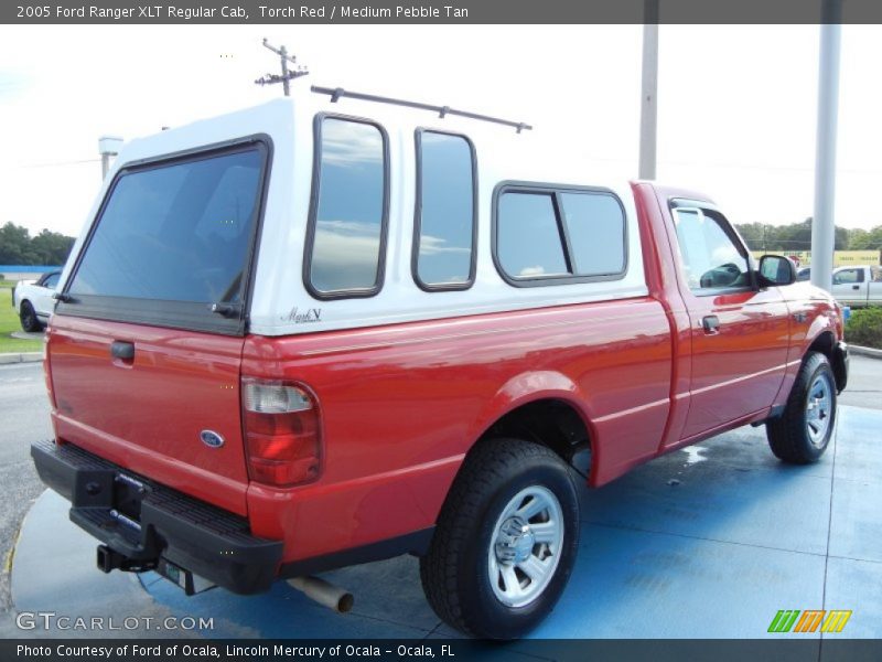 Torch Red / Medium Pebble Tan 2005 Ford Ranger XLT Regular Cab