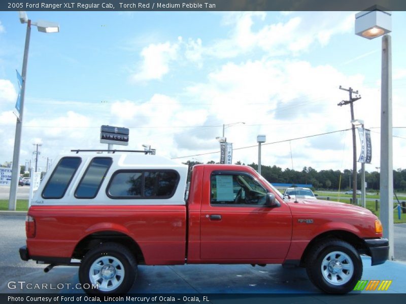 Torch Red / Medium Pebble Tan 2005 Ford Ranger XLT Regular Cab