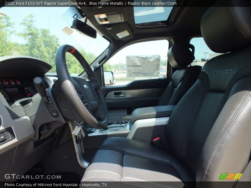 Front Seat of 2012 F150 SVT Raptor SuperCrew 4x4