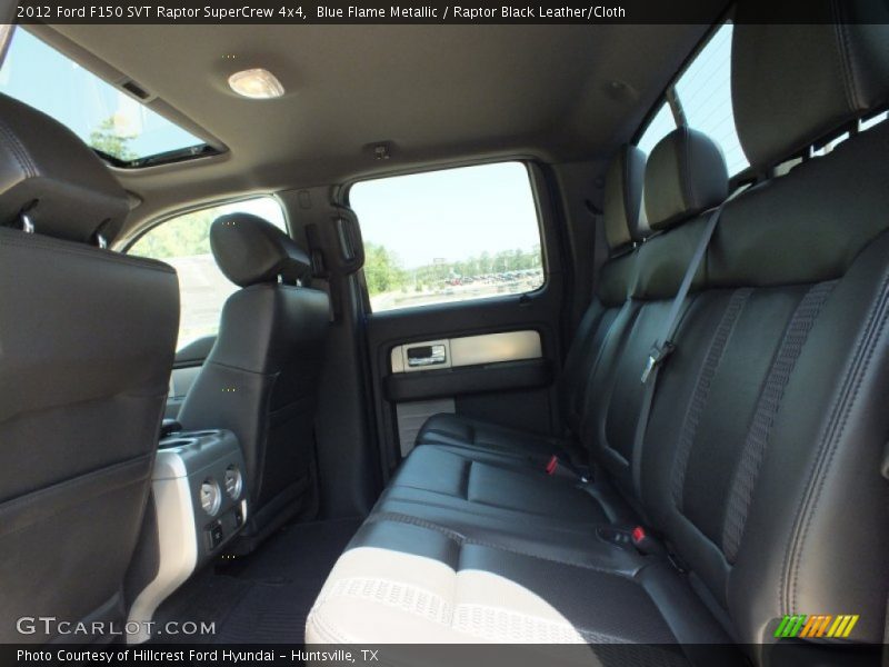 Rear Seat of 2012 F150 SVT Raptor SuperCrew 4x4