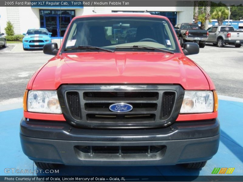 Torch Red / Medium Pebble Tan 2005 Ford Ranger XLT Regular Cab