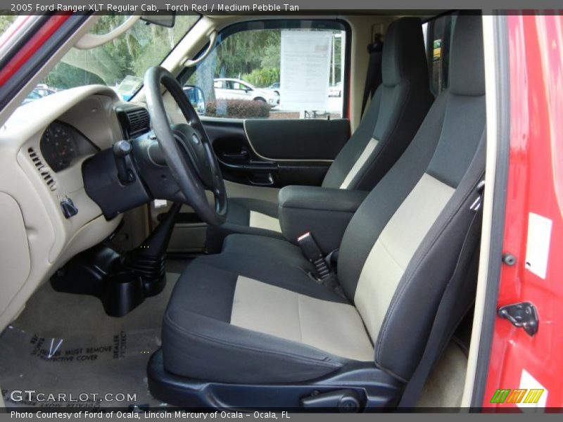 Front Seat of 2005 Ranger XLT Regular Cab