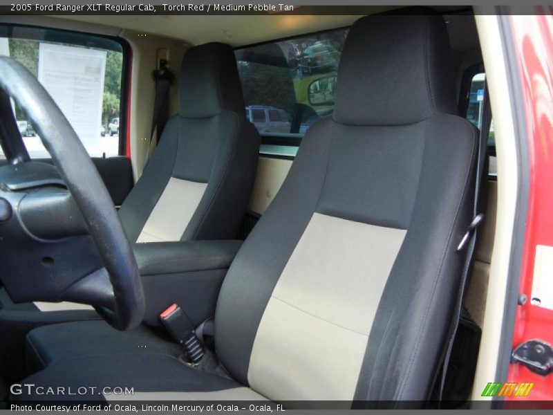 Front Seat of 2005 Ranger XLT Regular Cab