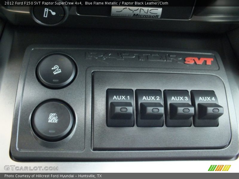 Controls of 2012 F150 SVT Raptor SuperCrew 4x4
