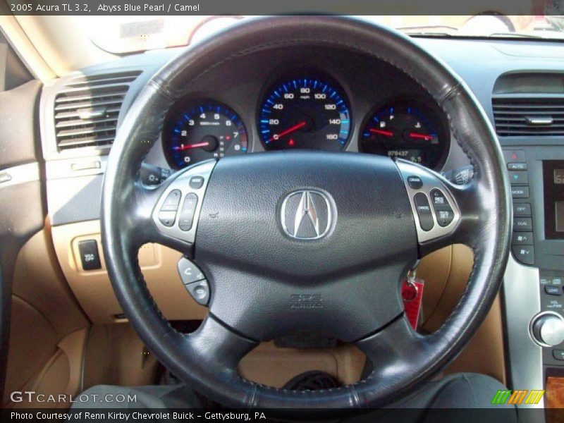 Abyss Blue Pearl / Camel 2005 Acura TL 3.2