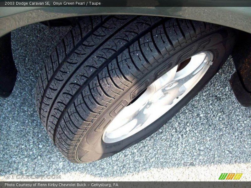 Onyx Green Pearl / Taupe 2003 Dodge Caravan SE