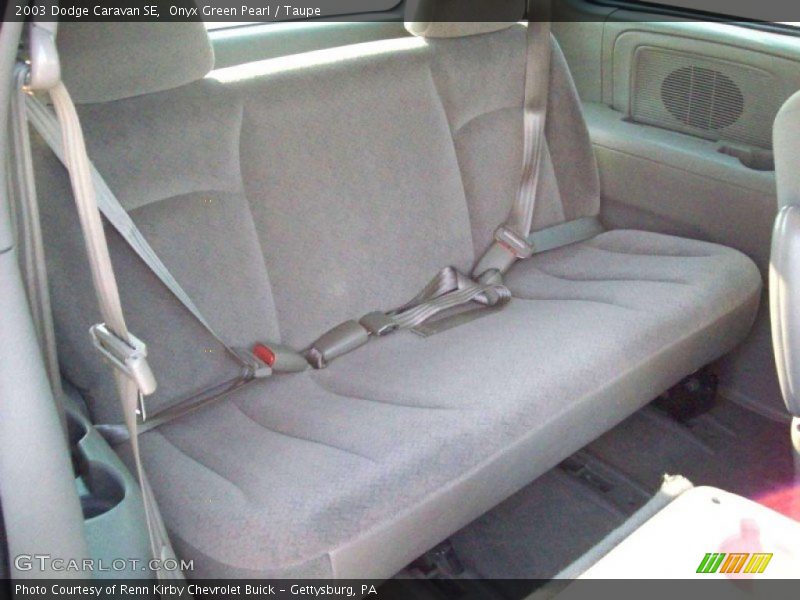 Rear Seat of 2003 Caravan SE