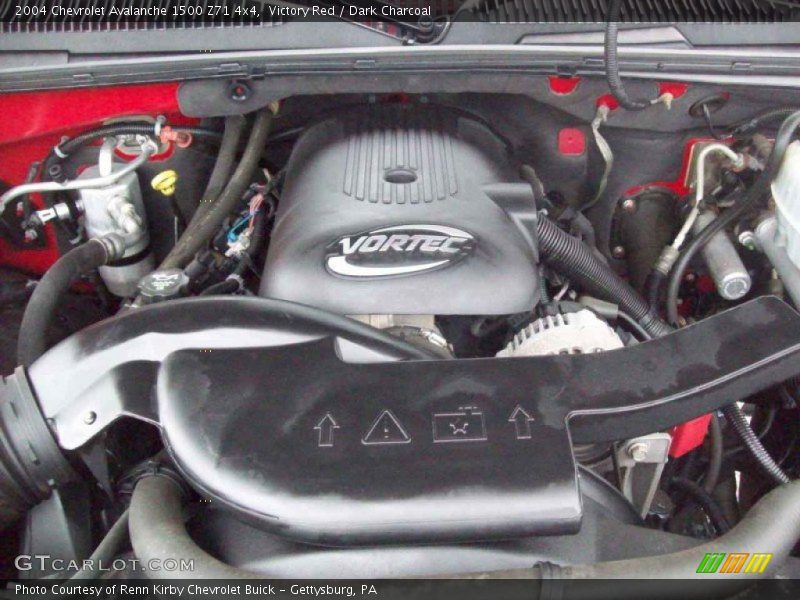 Victory Red / Dark Charcoal 2004 Chevrolet Avalanche 1500 Z71 4x4