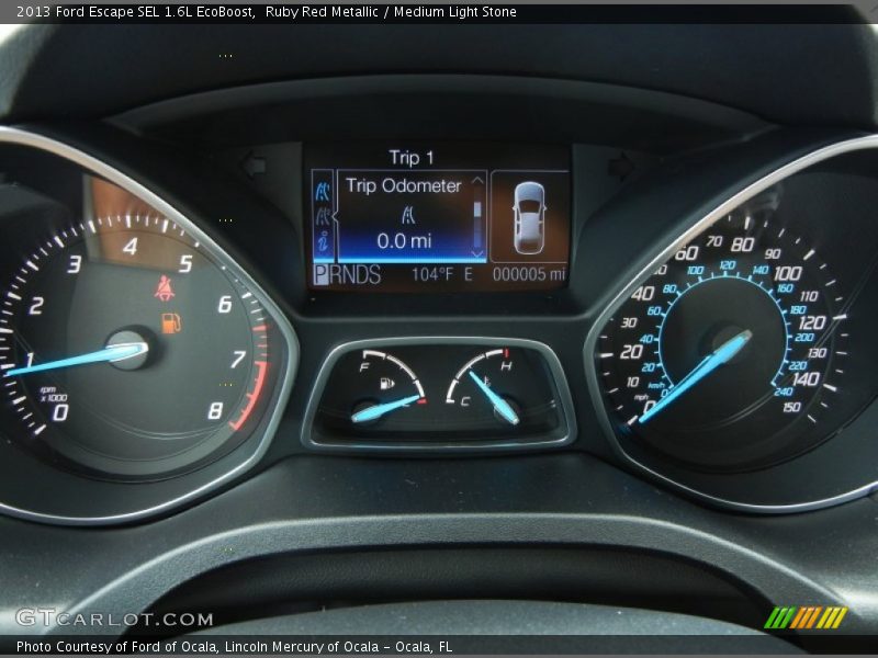  2013 Escape SEL 1.6L EcoBoost SEL 1.6L EcoBoost Gauges