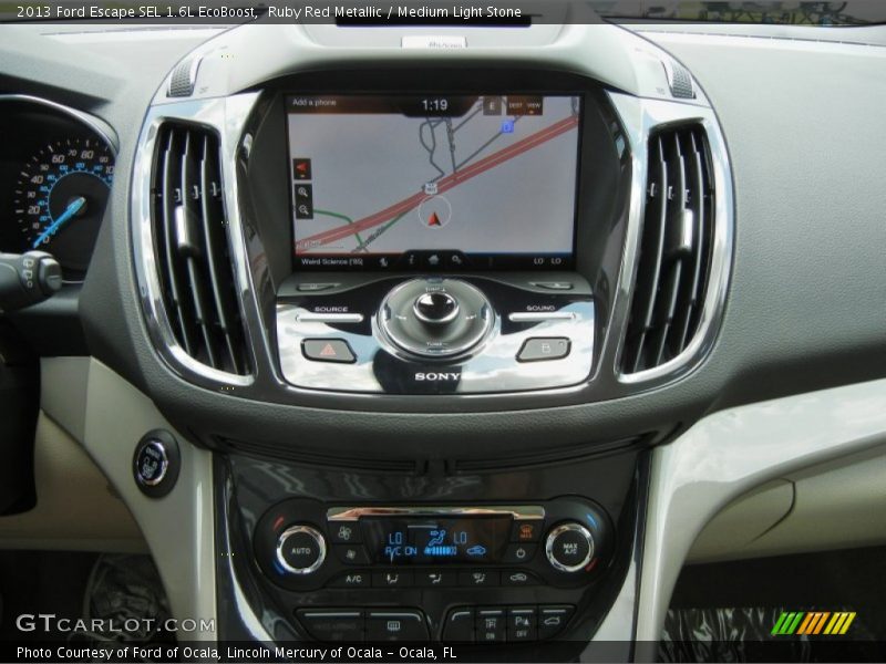 Controls of 2013 Escape SEL 1.6L EcoBoost
