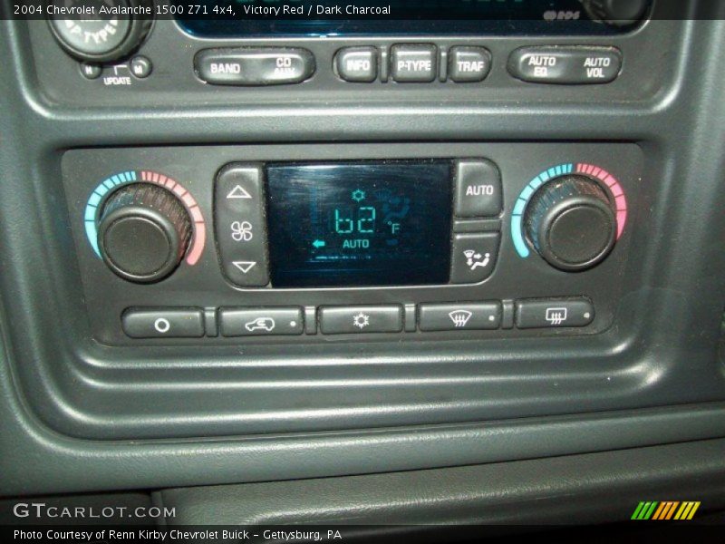 Victory Red / Dark Charcoal 2004 Chevrolet Avalanche 1500 Z71 4x4