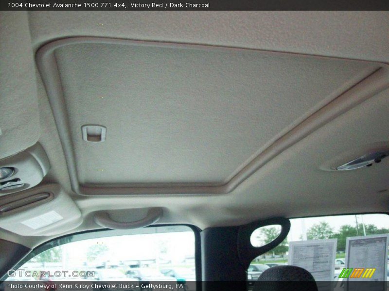 Victory Red / Dark Charcoal 2004 Chevrolet Avalanche 1500 Z71 4x4