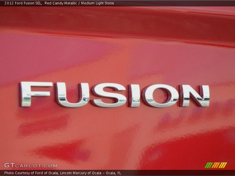Red Candy Metallic / Medium Light Stone 2012 Ford Fusion SEL