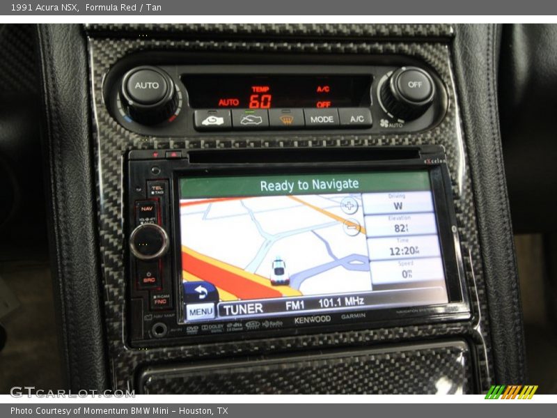 Navigation of 1991 NSX 
