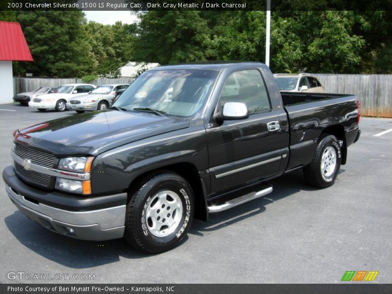 Dark Gray Metallic / Dark Charcoal 2003 Chevrolet Silverado 1500 LS Regular Cab