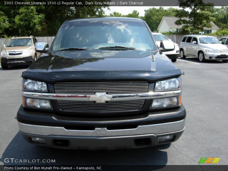 Dark Gray Metallic / Dark Charcoal 2003 Chevrolet Silverado 1500 LS Regular Cab