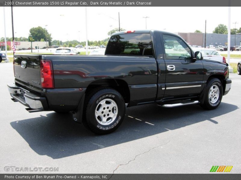 Dark Gray Metallic / Dark Charcoal 2003 Chevrolet Silverado 1500 LS Regular Cab