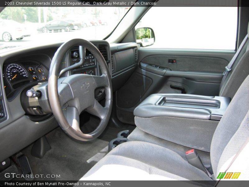 Dark Gray Metallic / Dark Charcoal 2003 Chevrolet Silverado 1500 LS Regular Cab