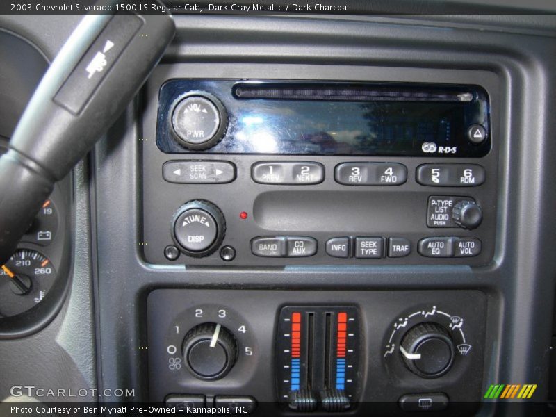 Dark Gray Metallic / Dark Charcoal 2003 Chevrolet Silverado 1500 LS Regular Cab