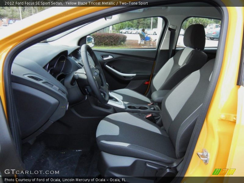 Front Seat of 2012 Focus SE Sport Sedan