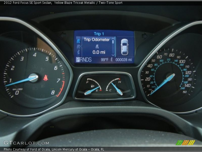  2012 Focus SE Sport Sedan SE Sport Sedan Gauges