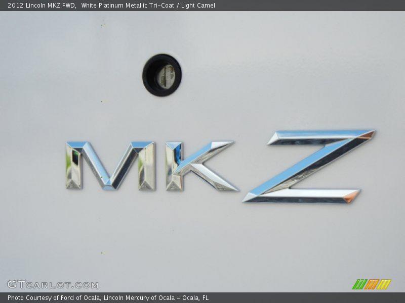 White Platinum Metallic Tri-Coat / Light Camel 2012 Lincoln MKZ FWD
