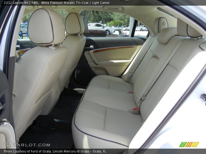 White Platinum Metallic Tri-Coat / Light Camel 2012 Lincoln MKZ FWD