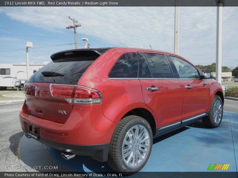 Red Candy Metallic / Medium Light Stone 2012 Lincoln MKX FWD