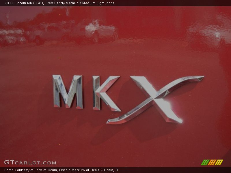 Red Candy Metallic / Medium Light Stone 2012 Lincoln MKX FWD