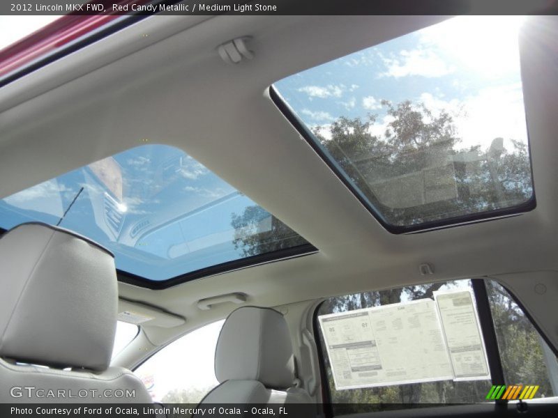 Red Candy Metallic / Medium Light Stone 2012 Lincoln MKX FWD