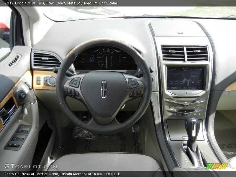 Red Candy Metallic / Medium Light Stone 2012 Lincoln MKX FWD