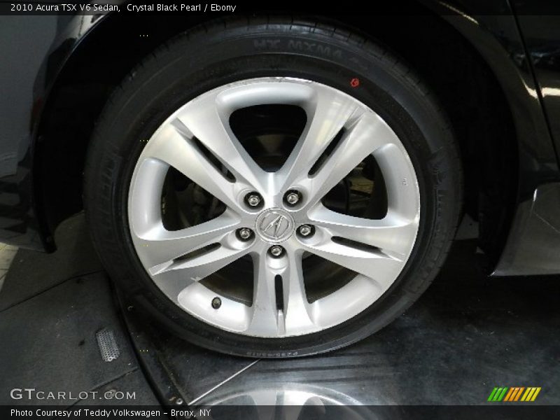 Crystal Black Pearl / Ebony 2010 Acura TSX V6 Sedan