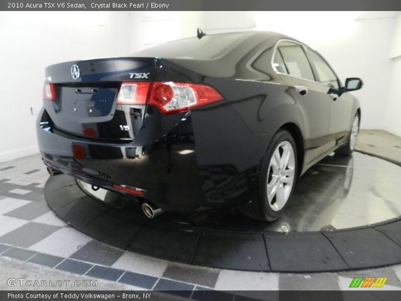 Crystal Black Pearl / Ebony 2010 Acura TSX V6 Sedan