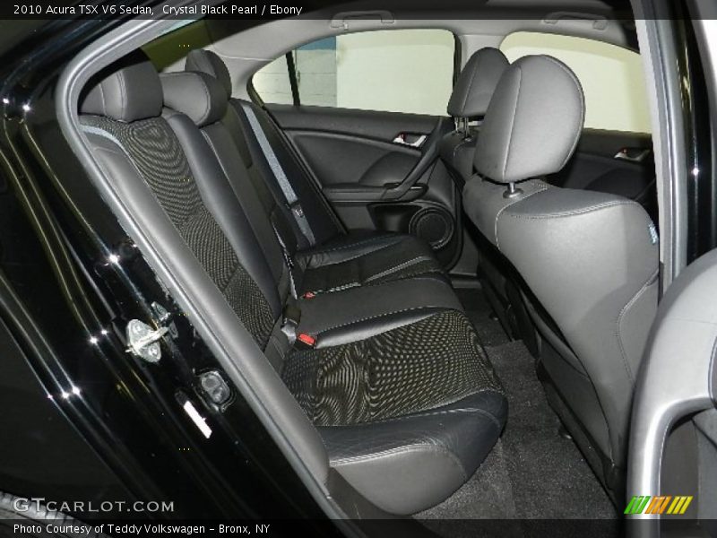 Crystal Black Pearl / Ebony 2010 Acura TSX V6 Sedan