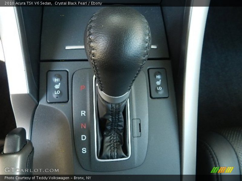 Crystal Black Pearl / Ebony 2010 Acura TSX V6 Sedan