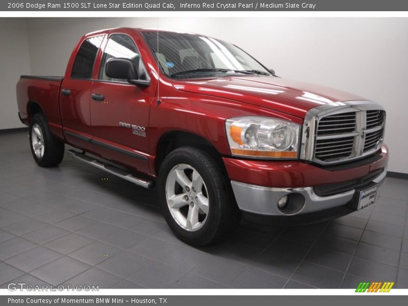 Inferno Red Crystal Pearl / Medium Slate Gray 2006 Dodge Ram 1500 SLT Lone Star Edition Quad Cab