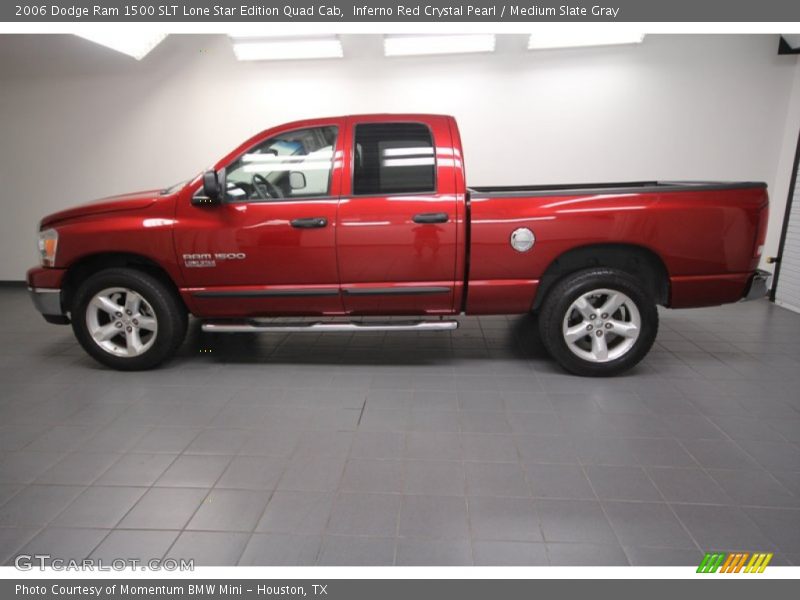 Inferno Red Crystal Pearl / Medium Slate Gray 2006 Dodge Ram 1500 SLT Lone Star Edition Quad Cab