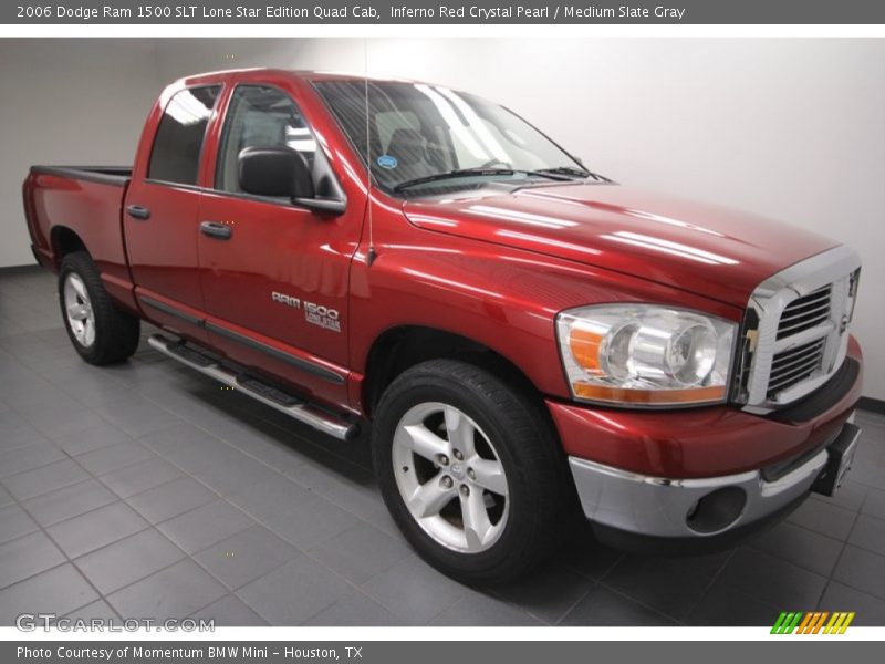 Inferno Red Crystal Pearl / Medium Slate Gray 2006 Dodge Ram 1500 SLT Lone Star Edition Quad Cab