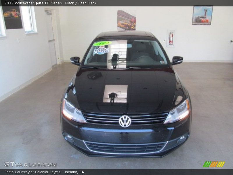 Black / Titan Black 2012 Volkswagen Jetta TDI Sedan