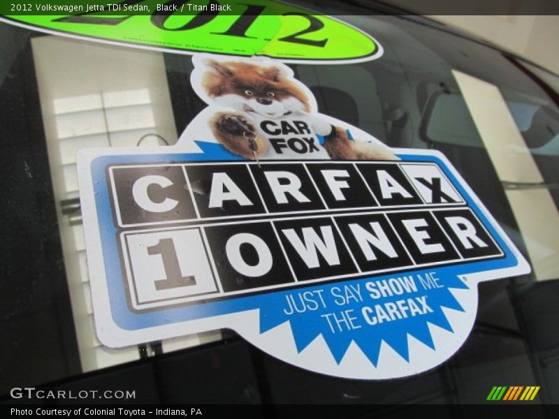 Black / Titan Black 2012 Volkswagen Jetta TDI Sedan