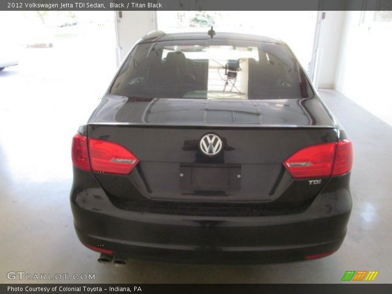 Black / Titan Black 2012 Volkswagen Jetta TDI Sedan