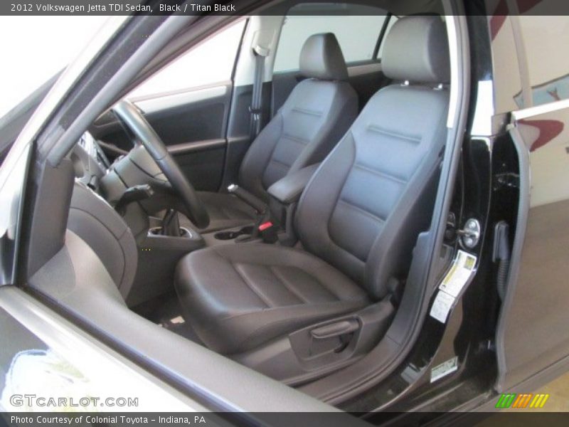 Black / Titan Black 2012 Volkswagen Jetta TDI Sedan