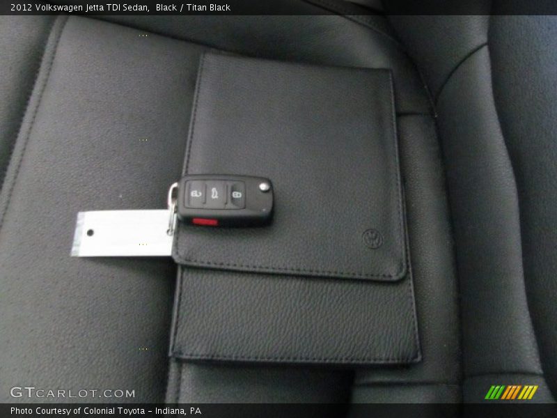 Black / Titan Black 2012 Volkswagen Jetta TDI Sedan