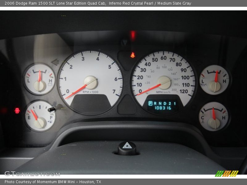 Inferno Red Crystal Pearl / Medium Slate Gray 2006 Dodge Ram 1500 SLT Lone Star Edition Quad Cab