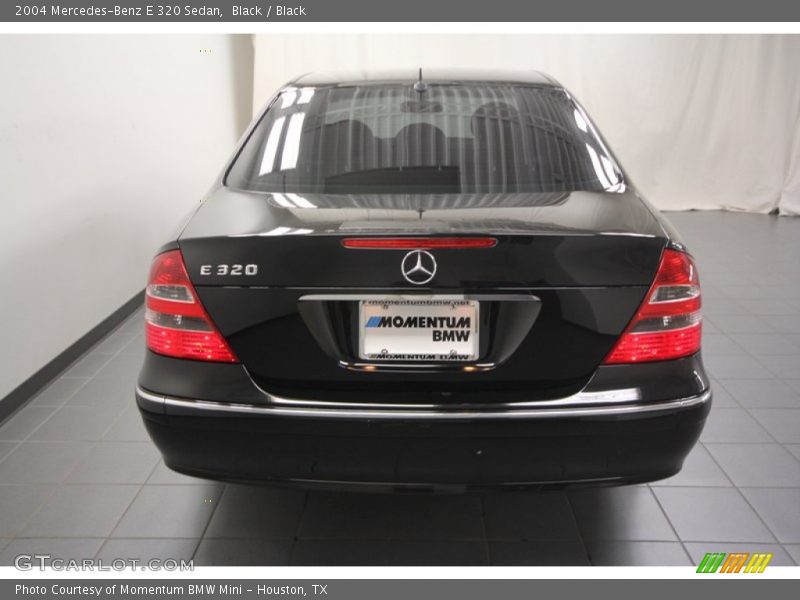 Black / Black 2004 Mercedes-Benz E 320 Sedan