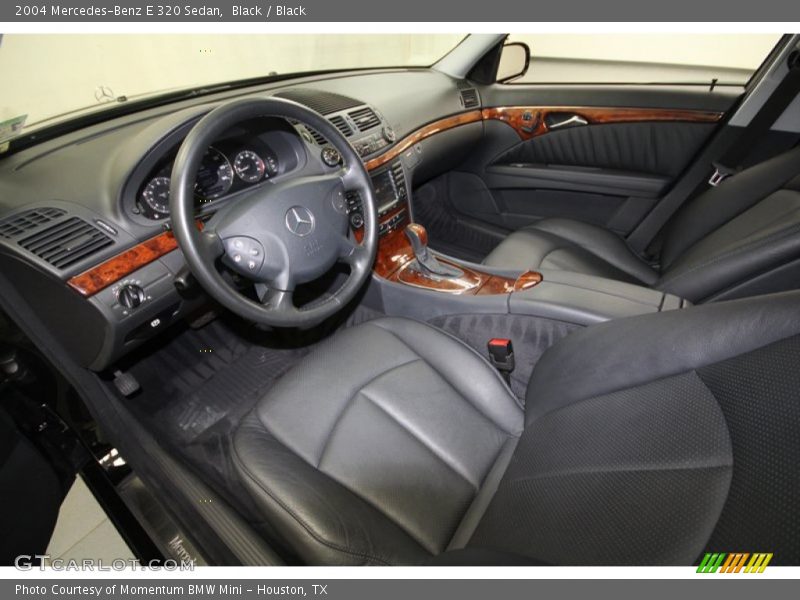 Black / Black 2004 Mercedes-Benz E 320 Sedan