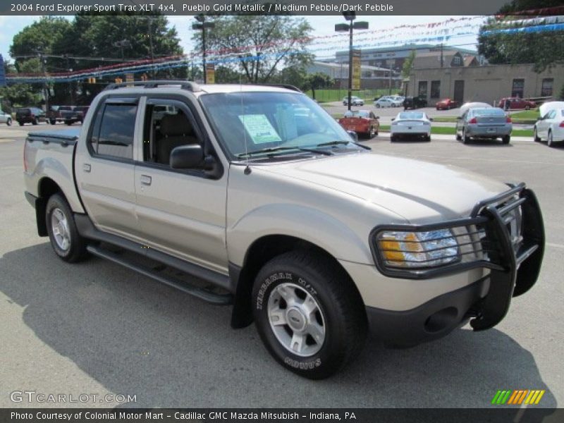 Pueblo Gold Metallic / Medium Pebble/Dark Pebble 2004 Ford Explorer Sport Trac XLT 4x4