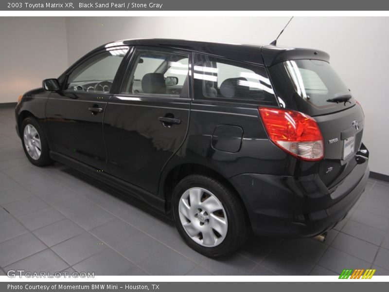 Black Sand Pearl / Stone Gray 2003 Toyota Matrix XR