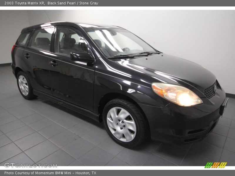 Black Sand Pearl / Stone Gray 2003 Toyota Matrix XR